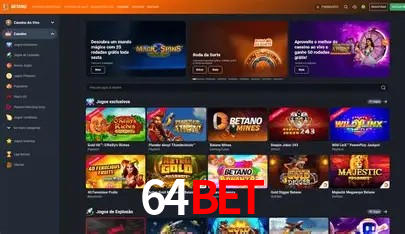 Canal oficial no Telegram da 64bet